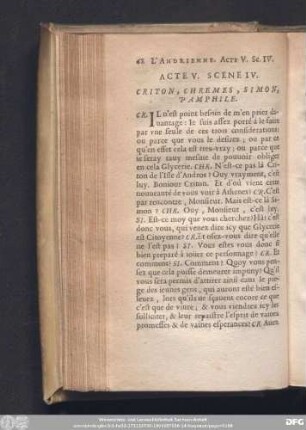 Acte V. Scene IV.