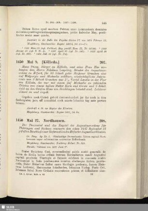 208, 1450, Mai 27. Nordhausen