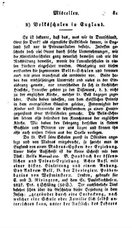 Volksschulen in England