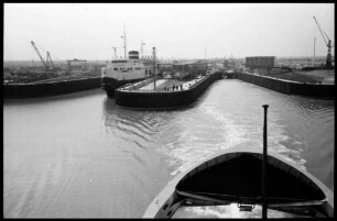 Puttgarden: vom Deck auf Fährbecken