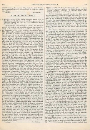 611 [Rezension] Albright, William Foxwell, Recent discoveries in Bible lands