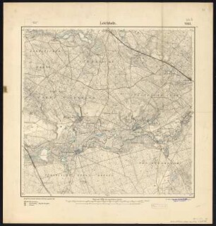Messtischblatt [3756] = 2053 : Leichholz, heute Drzewce, Polen, 1902 : Messtischblatt [3756] = 2053 : Leichholz. - Aufn. 1894, hrsg. 1896, Druckverm. 802. - [Berlin] : Reichsamt für Landesaufnahme, 1902. - 1 Kt. : zweifarbig. - Ohne Gitternetz. - Ohne Planzeiger. - Ohne Zeichenerklärung.