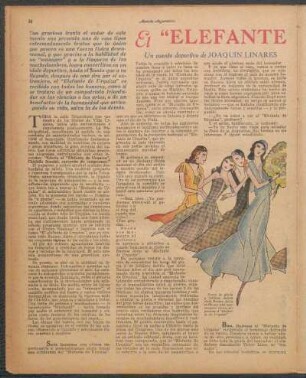 El "Elefante de Urquiza" : Un cuento deportivo de Joaquín Linares