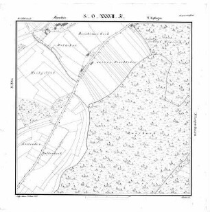 Kartenblatt SO XXXVII 51 Stand 1827