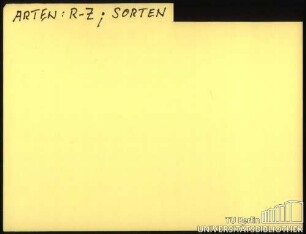 VITIS: Arten R-Z; Sorten