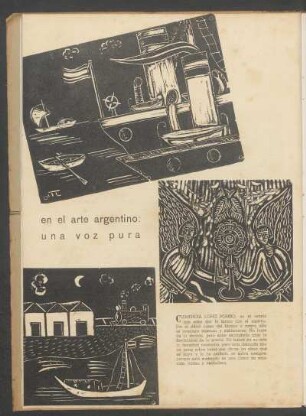 En el arte argentino: una voz pura - [Ilustración]