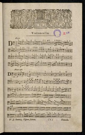 1-9, Violoncello