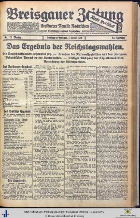 Nr. 177-203 (August 1932)