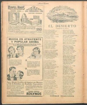 El desierto : (Fragmento de "La Cautiva")
