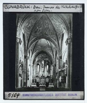Osnabrück, Dom St. Peter : Innenansicht, Blick nach O