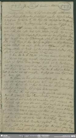 Eigenh. Brief von Friedrich von Schlegel an August Wilhelm von Schlegel, Paris, 15.01.1803