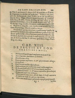 Cap. XIII. De Pactis Et Contractibus Muti.