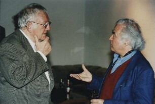 Hugo Claus und Pierre Mertens