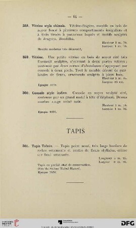 Tapis (Nr.361)