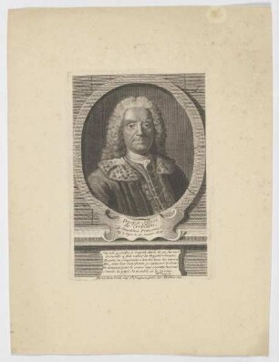 Bildnis des Prosper Jolyot de Crebillon