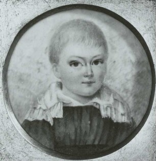 Kinderbildnis Max Maria von Webers, des ältesten Sohnes Carl Maria von Webers