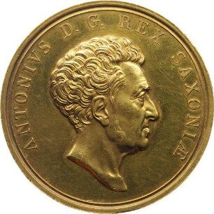 König Anton - Große Verdienstmedaille "Virtuti Et Ingenio" für Kunst und Wissenschaft