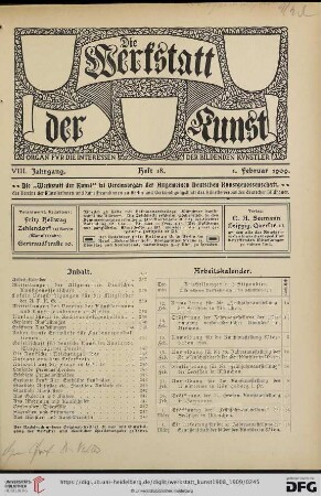 Heft 18 (1. Februar 1909)