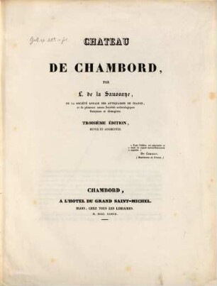Chateau de Chambord
