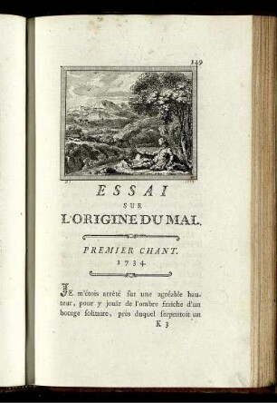 Essai Sur L'Origine Du Mal.