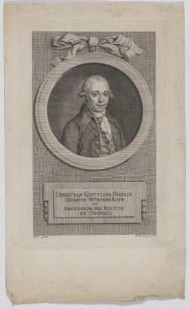 Bildnis des Christian Gottlieb GmelinBildnis Christian Gottlieb Gmelin (1808 von)