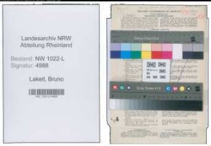 Entnazifizierung Bruno Lakeit , geb. 09.01.1905 (Bankbeamter)