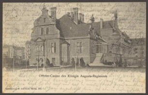 Ansichtskarte "Offizier-Casino des Königin Augusta-Regiments"