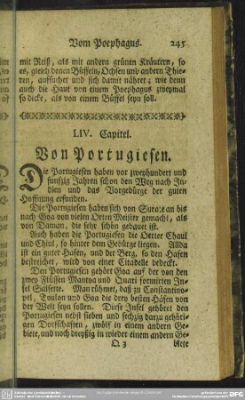 LIV. Capitel. Von Portugiesen