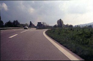Ausfahrt Süd von Fahrbahn Süd (AD Weil am Rhein Richtung Lörrach)
