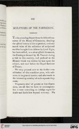 Sculptures of the Parthenon