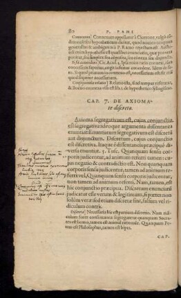 Cap. 7. De Axiomate discreto.