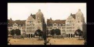 Platz mit Kurfürst Friedrich-Schule, Mannheim
