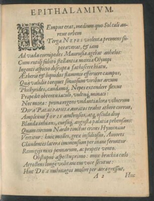 Epithalamium.