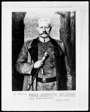 Generalfeldmarschall Paul von Hindenburg