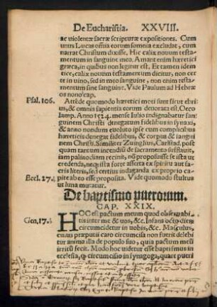 De baptismo puerorum. Cap. XXIX.
