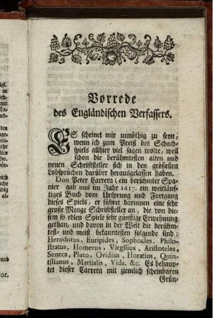 Vorrede des Engländischen Verfassers