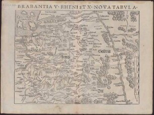 Brabantia V Rheni Et X Nova Tabula