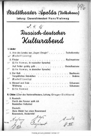 Russisch-deutscher Kulturabend