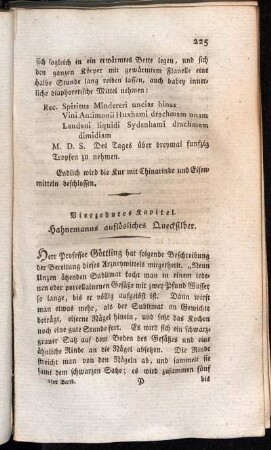 Vierzehntes Kapitel. Hahnemanns auflösliches Quecksilber.