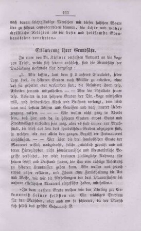 Erläuterung ihrer Grundsätze.