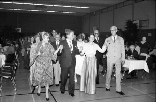 30. Tagung 1980 Chemiker; Studentenabend: Ehepaar Steurer, Gräfin Sonja Bernadotte; Graf Lennart Bernadotte