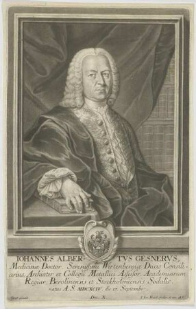 Bildnis des Iohannes Albertvs Gesnervs