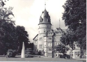 Das Detmolder Schloß. Detmold. Schloßplatz. Papierabzug