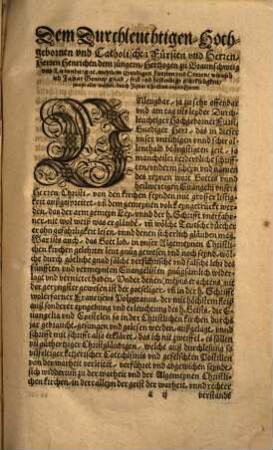 Christliche Predigen vnd außlagung über die Epistlen vnd Euangelia, wie die in der Allgemeynen Christlichen kirchen, durch das Jar auß gebraucht, gesungen vnd gelesen werden