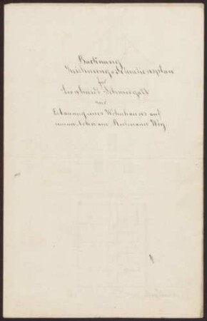 Schmidgall, Leonhard, Maurer Bau eines Wohnhauses
