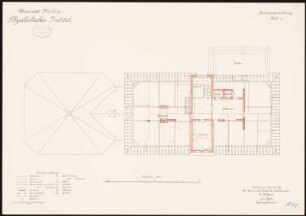 Physikalisches Institut der Philipps-Universität Marburg: Grundriss Dachgeschoss 1:100