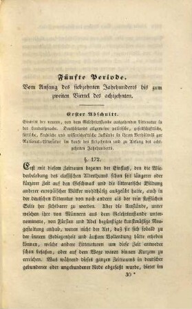 Grundriß der Geschichte der deutschen National-Litteratur : zum Gebrauch auf Gymnasien entworfen, 2. Die neuere Zeit