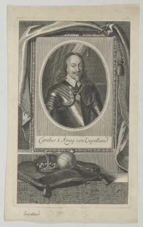 Bildnis des Carolus I., König von England