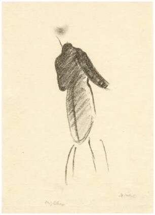 Wilhelm Furtwängler in Rückansicht