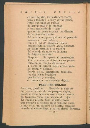 Paso del molino